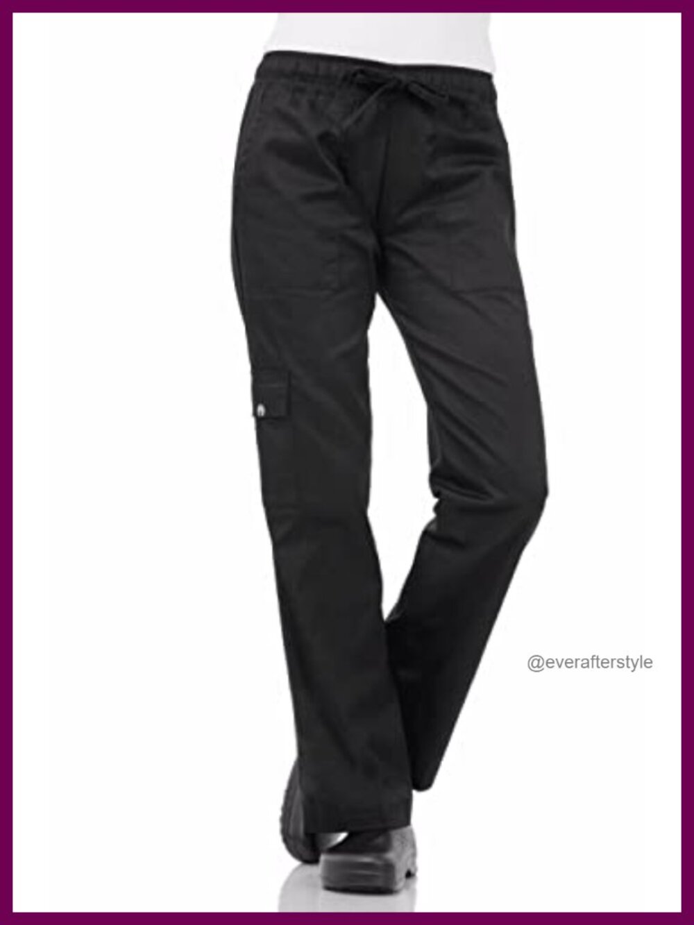 Chef Works Women's Cargo Chef Pants Relaxed Fit Durable Work Uniform